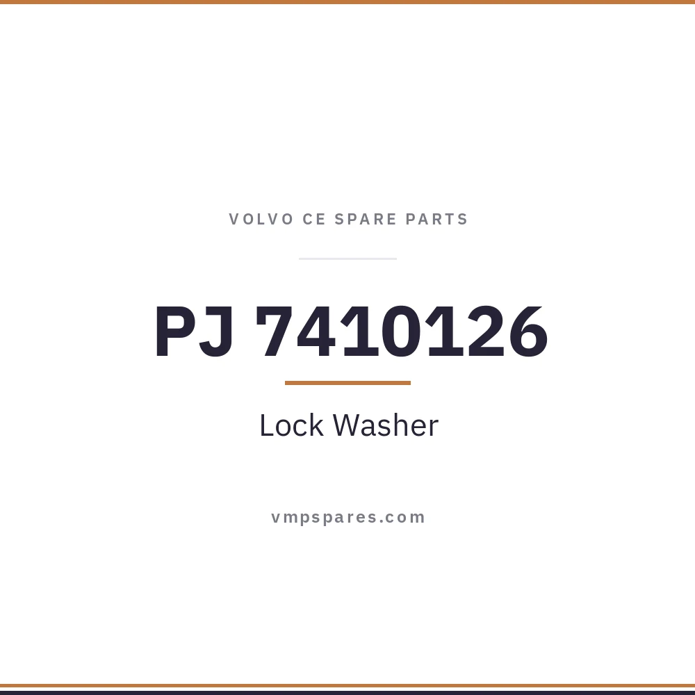 PJ 7410126 – Lock Washer