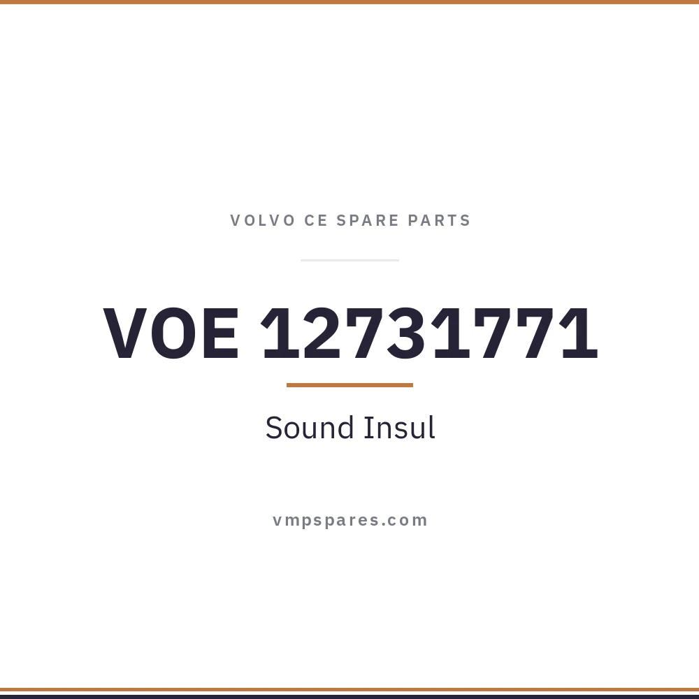 VOE 12731771 – Sound Insul