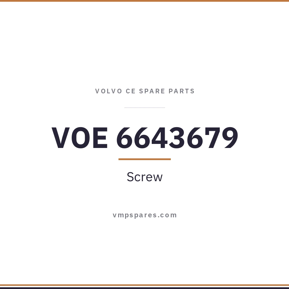 VOE 6643679 – Screw