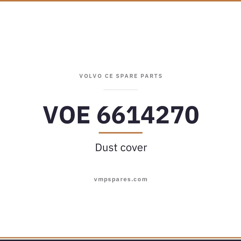 VOE 6614270 – Dust cover