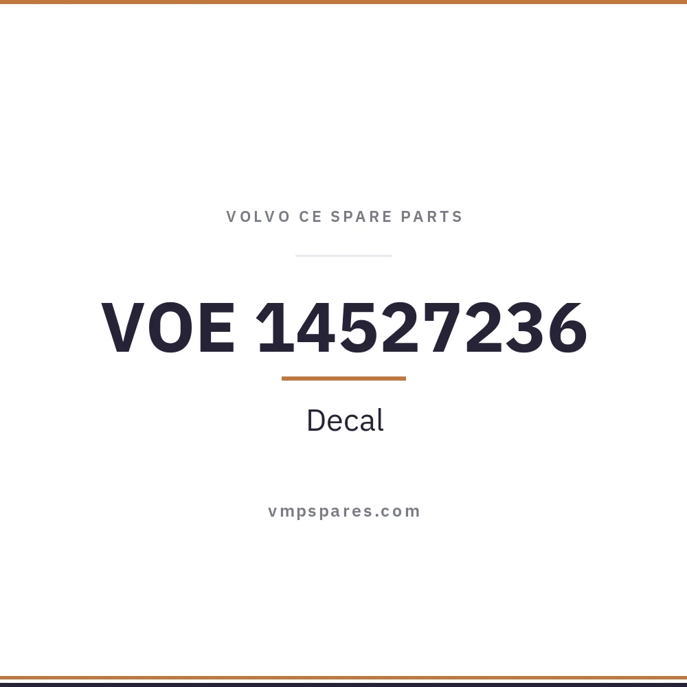 VOE 14527236 – Decal