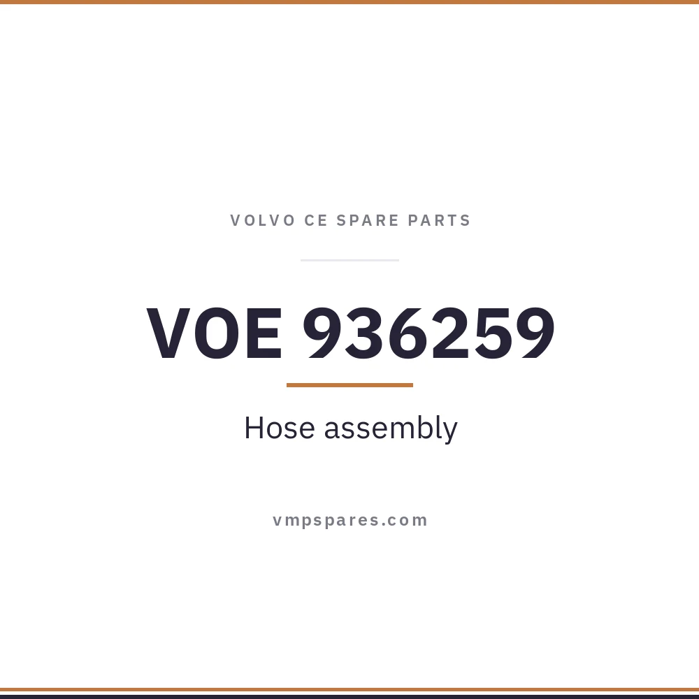 VOE 936259 – Hose assembly