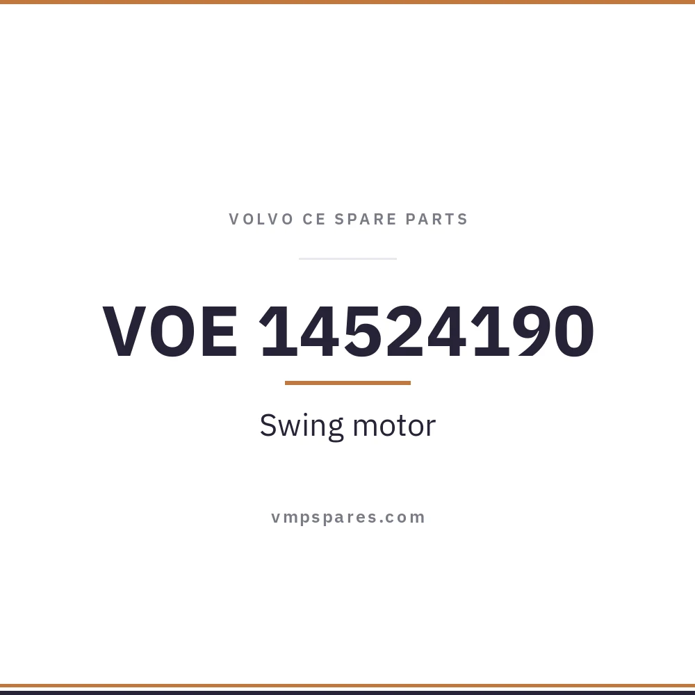 VOE 14524190 – Swing motor