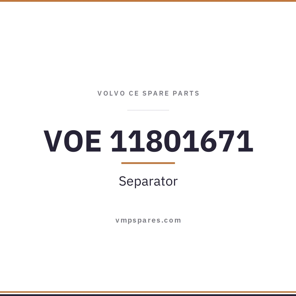 VOE 11801671 – Separator