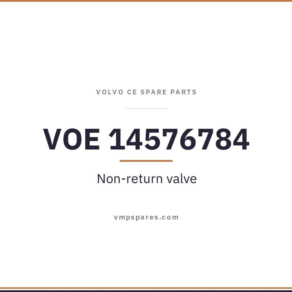 VOE 14576784 – Non-return valve