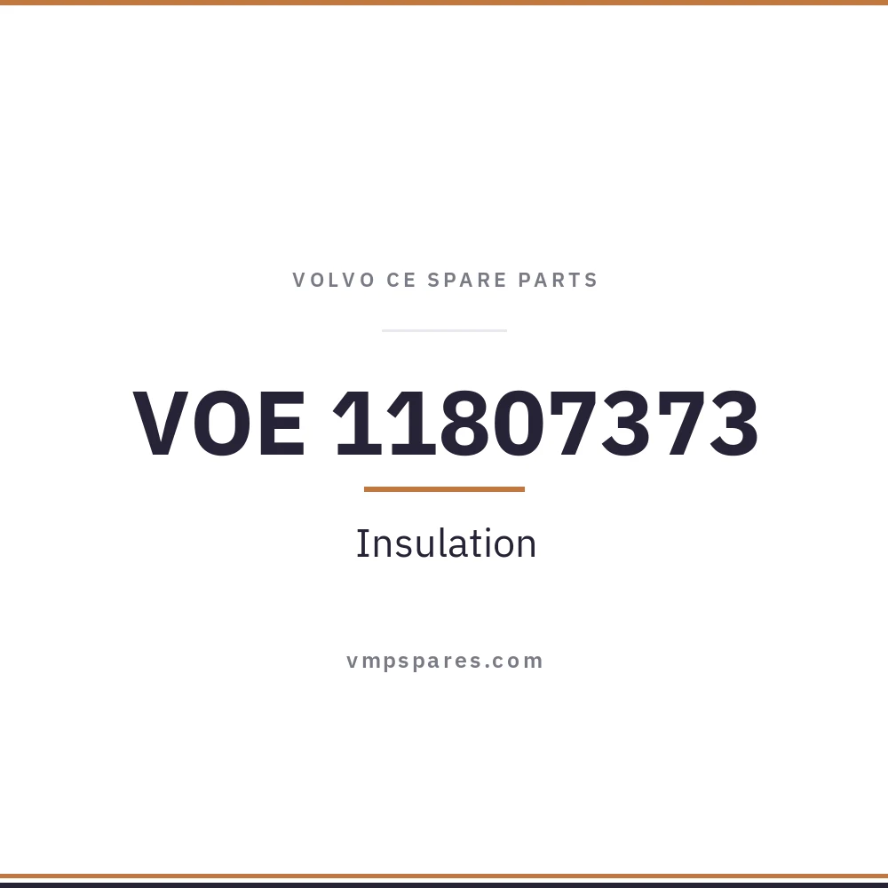 VOE 11807373 – Insulation