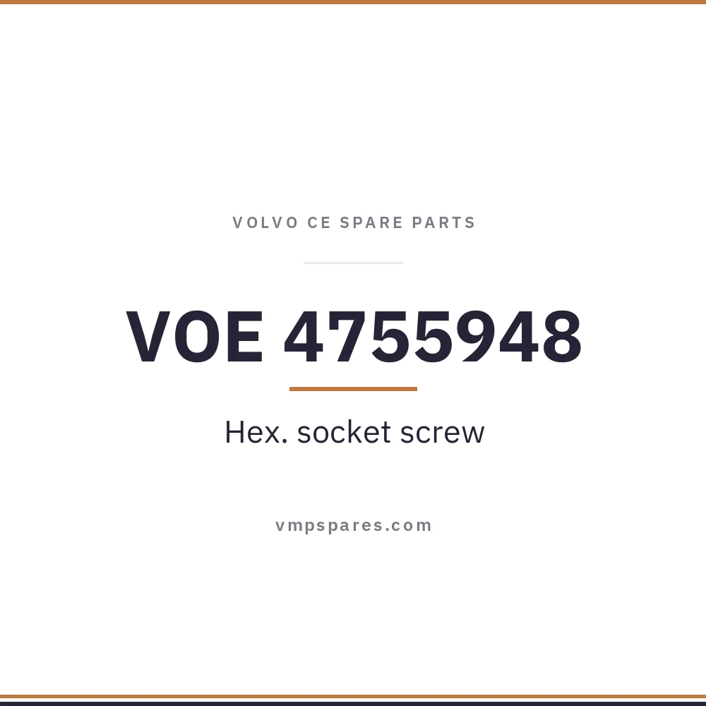 VOE 4755948 – Hex. socket screw