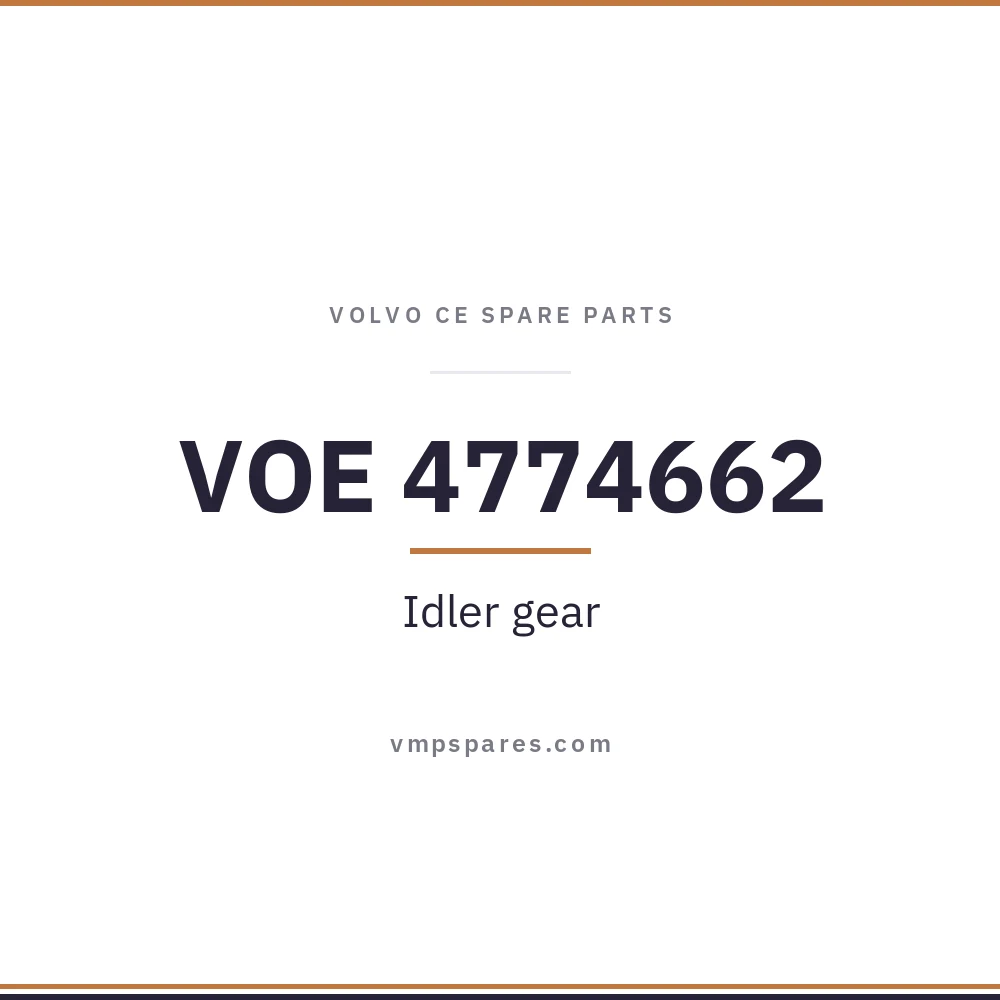 VOE 4774662 – Idler gear