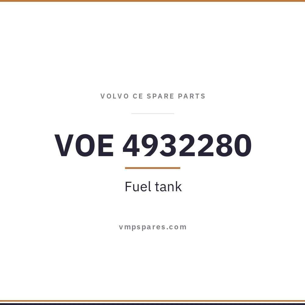 VOE 4932280 – Fuel tank