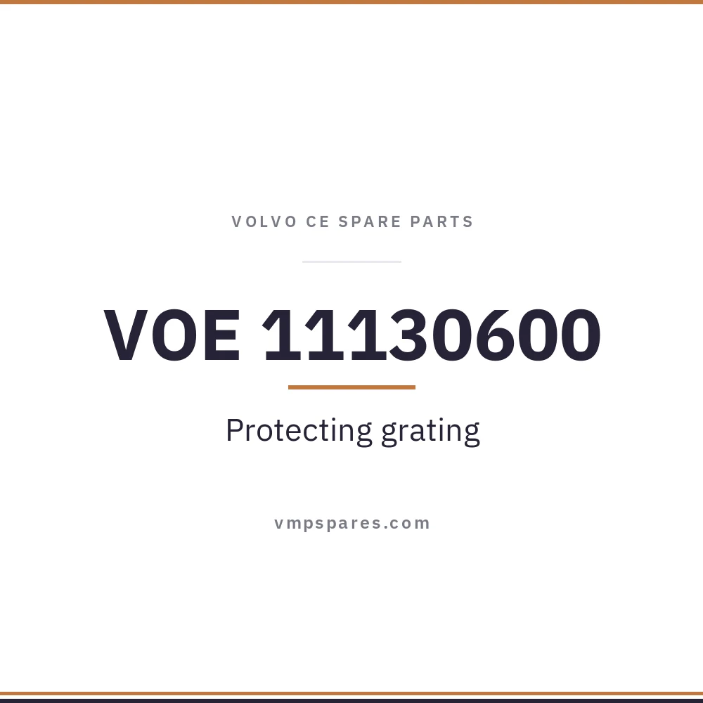 VOE 11130600 – Protecting grating