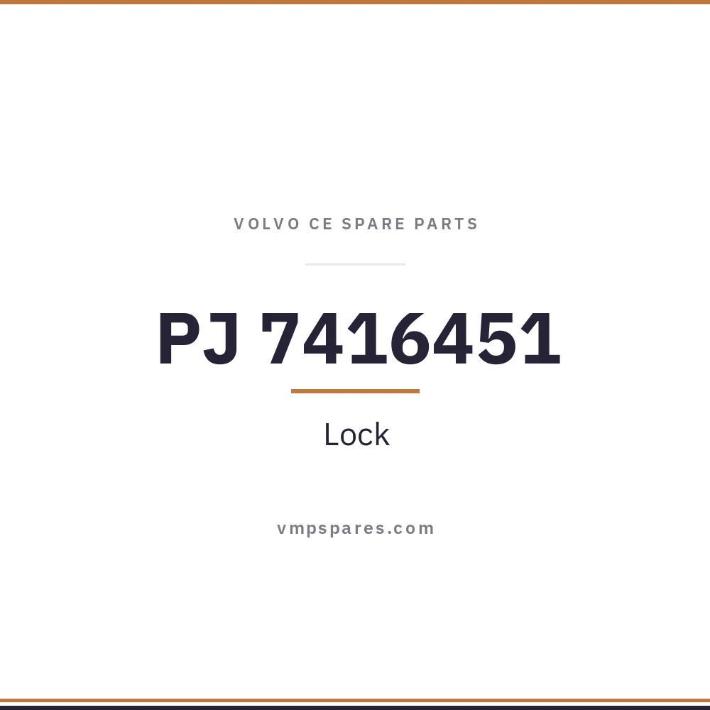 PJ 7416451 – Lock