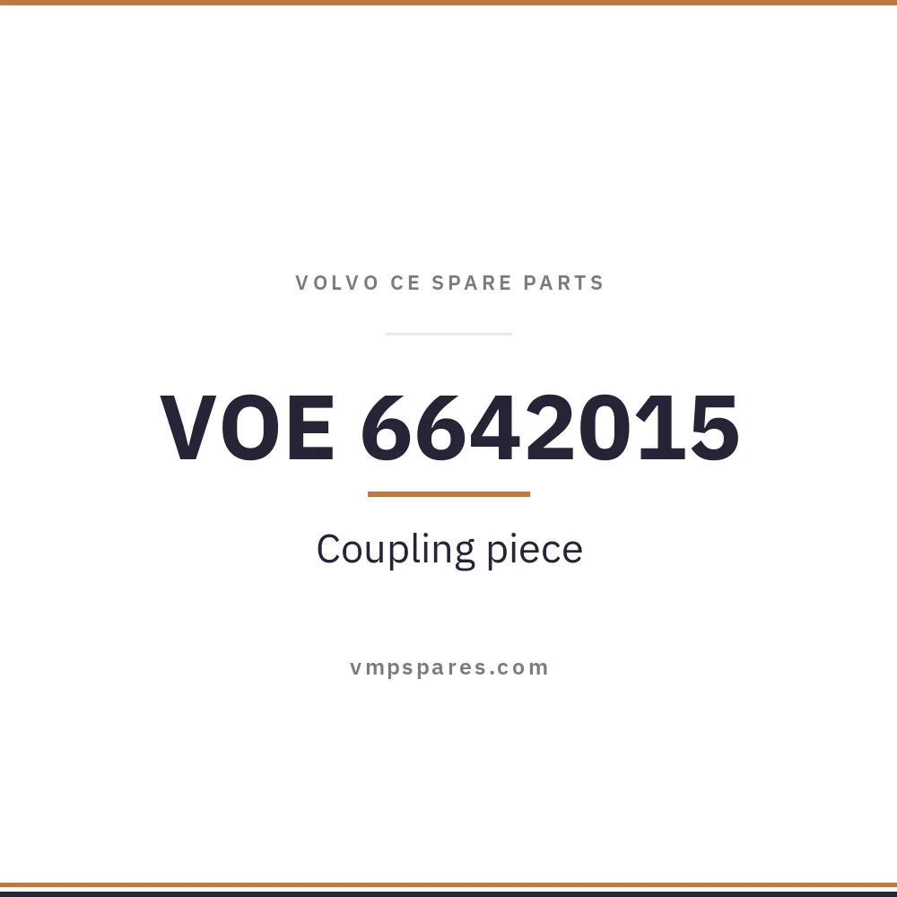 VOE 6642015 – Coupling piece