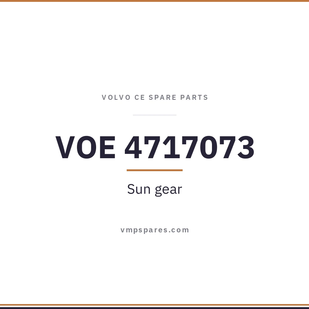 VOE 4717073 – Sun gear
