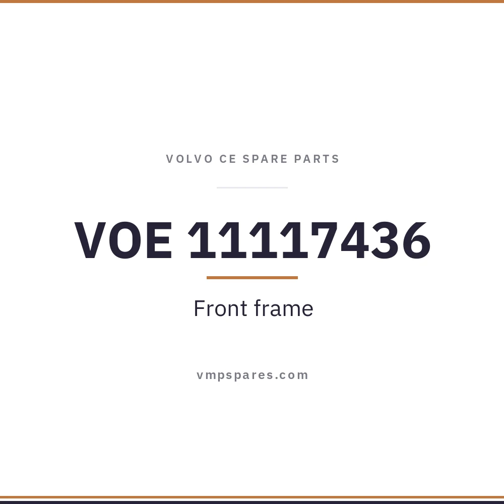 VOE 11117436 – Front frame