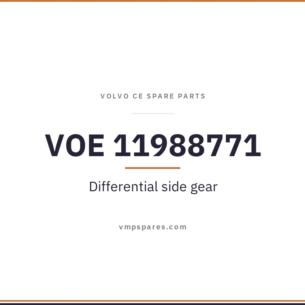 VOE 11988771 – Differential side gear