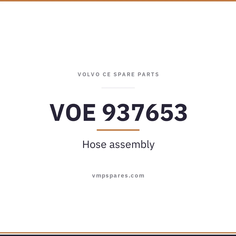 VOE 937653 – Hose assembly