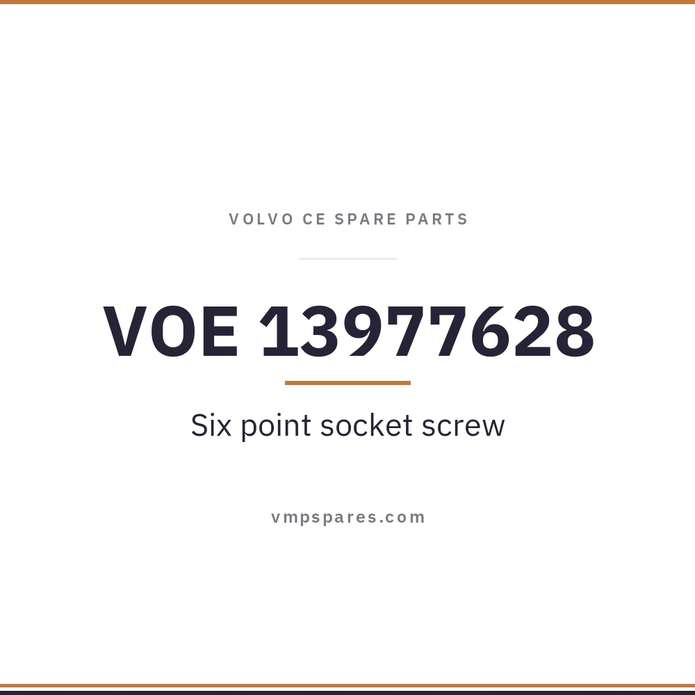 VOE 13977628 – Six point socket screw