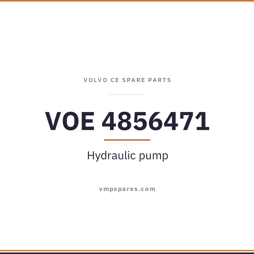 VOE 4856471 – Hydraulic pump