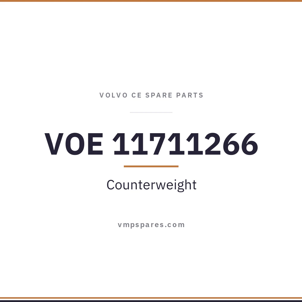 VOE 11711266 – Counterweight