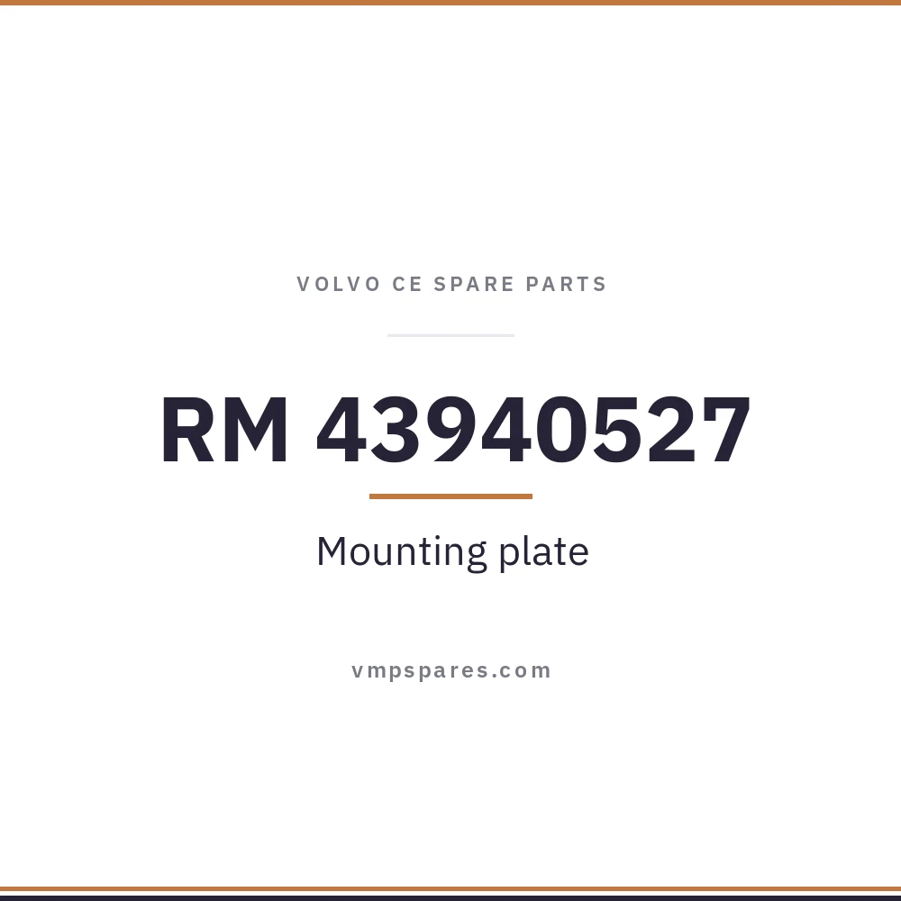 RM 43940527 – Mounting plate