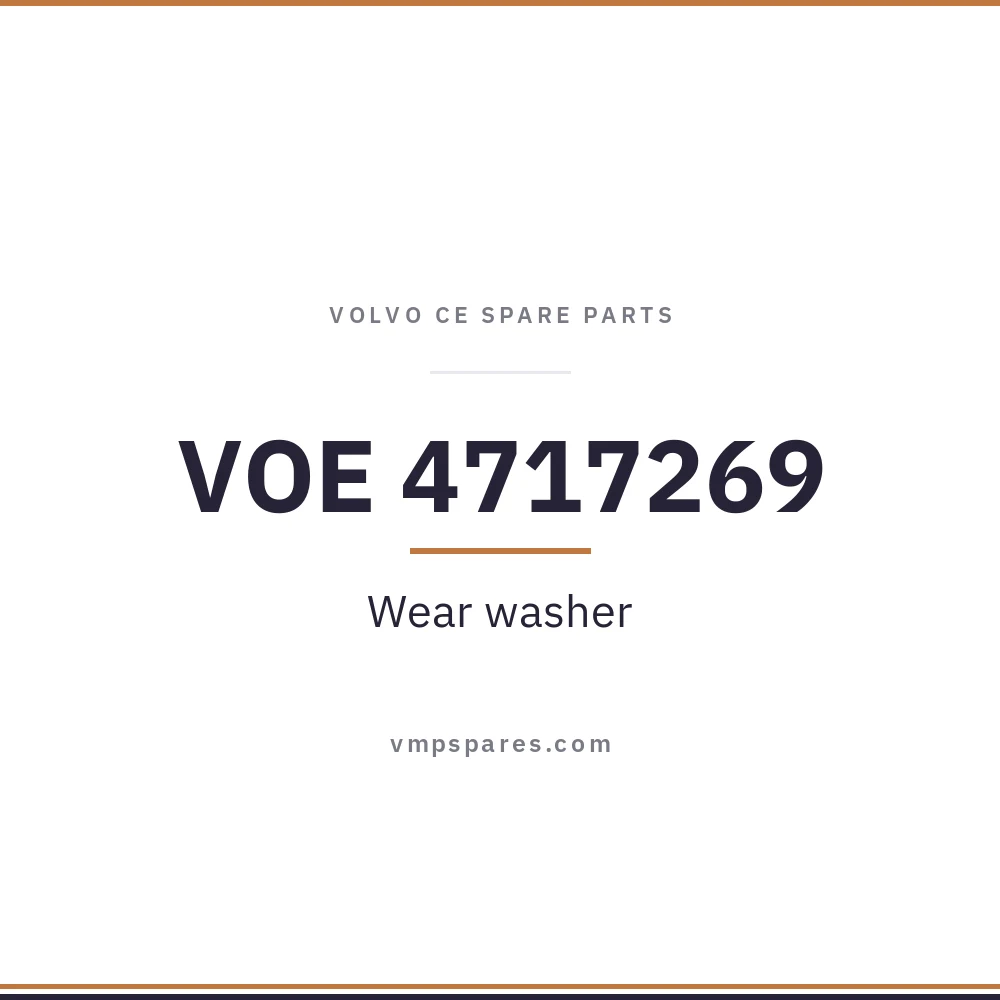 VOE 4717269 – Wear washer