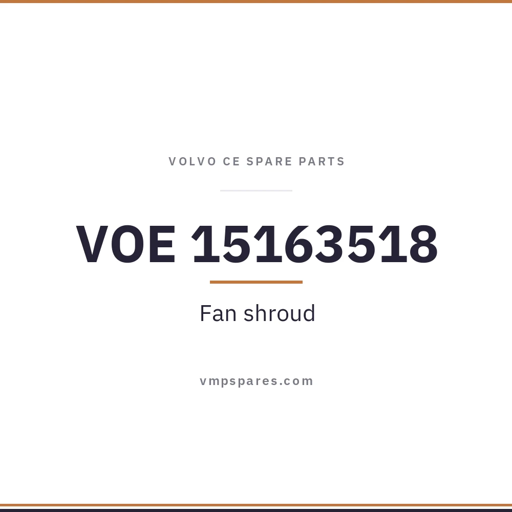VOE 15163518 – Fan shroud