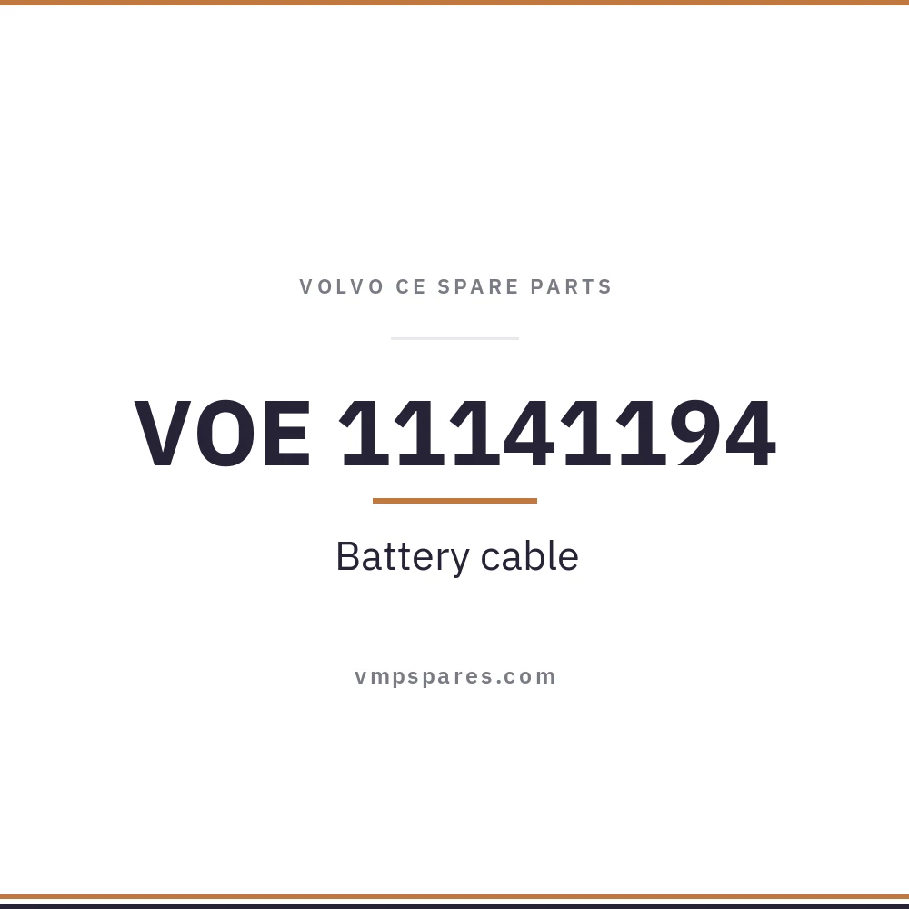 VOE 11141194 – Battery cable