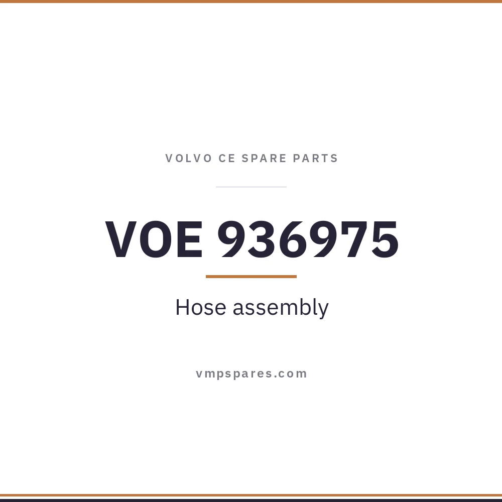 VOE 936975 – Hose assembly