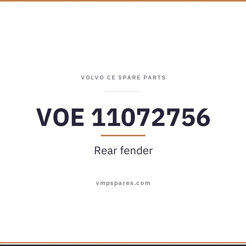 VOE 11072756 – Rear fender