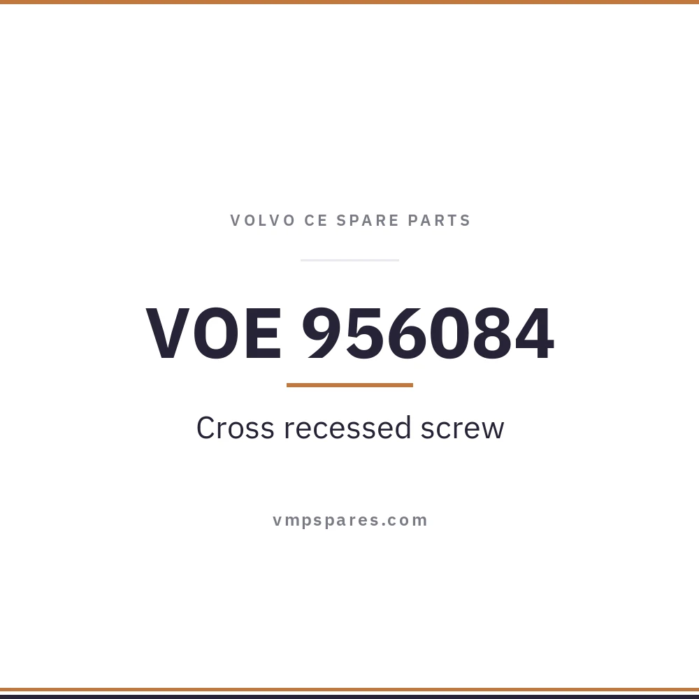 VOE 956084 – Cross recessed screw