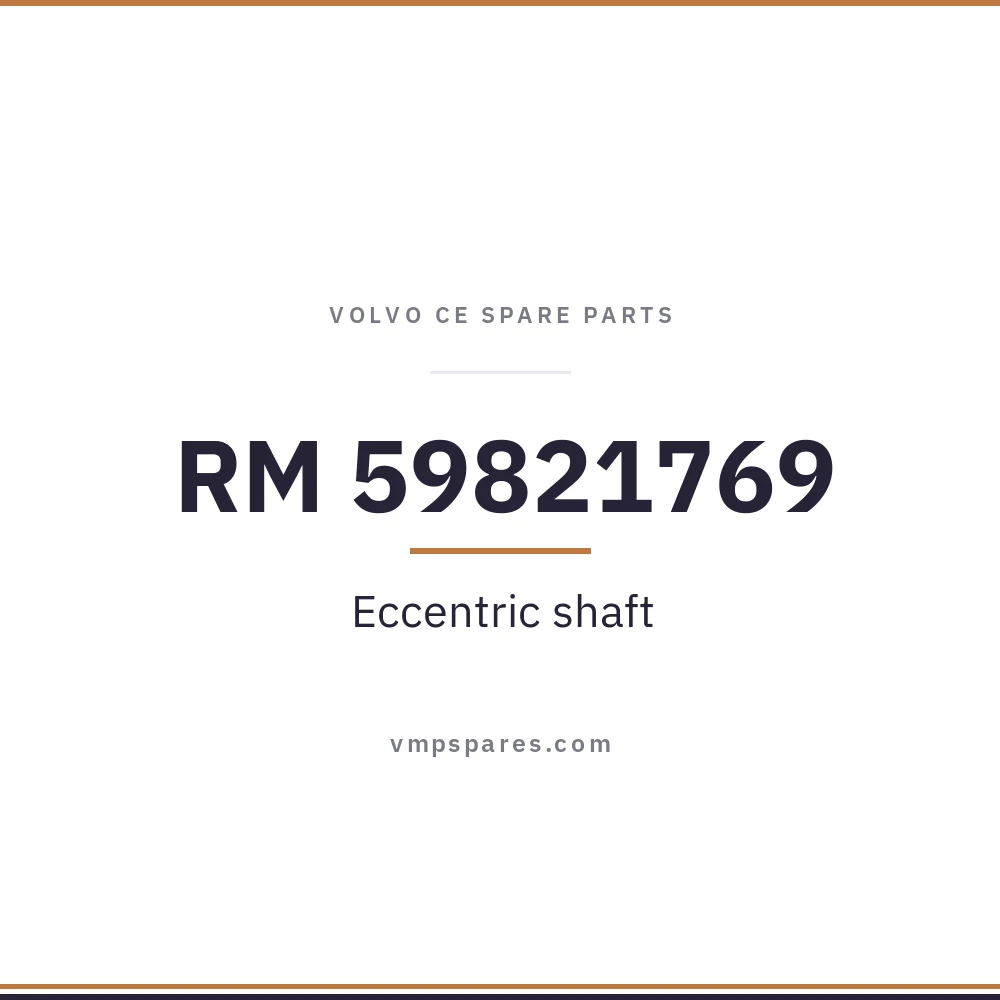 RM 59821769 – Eccentric shaft