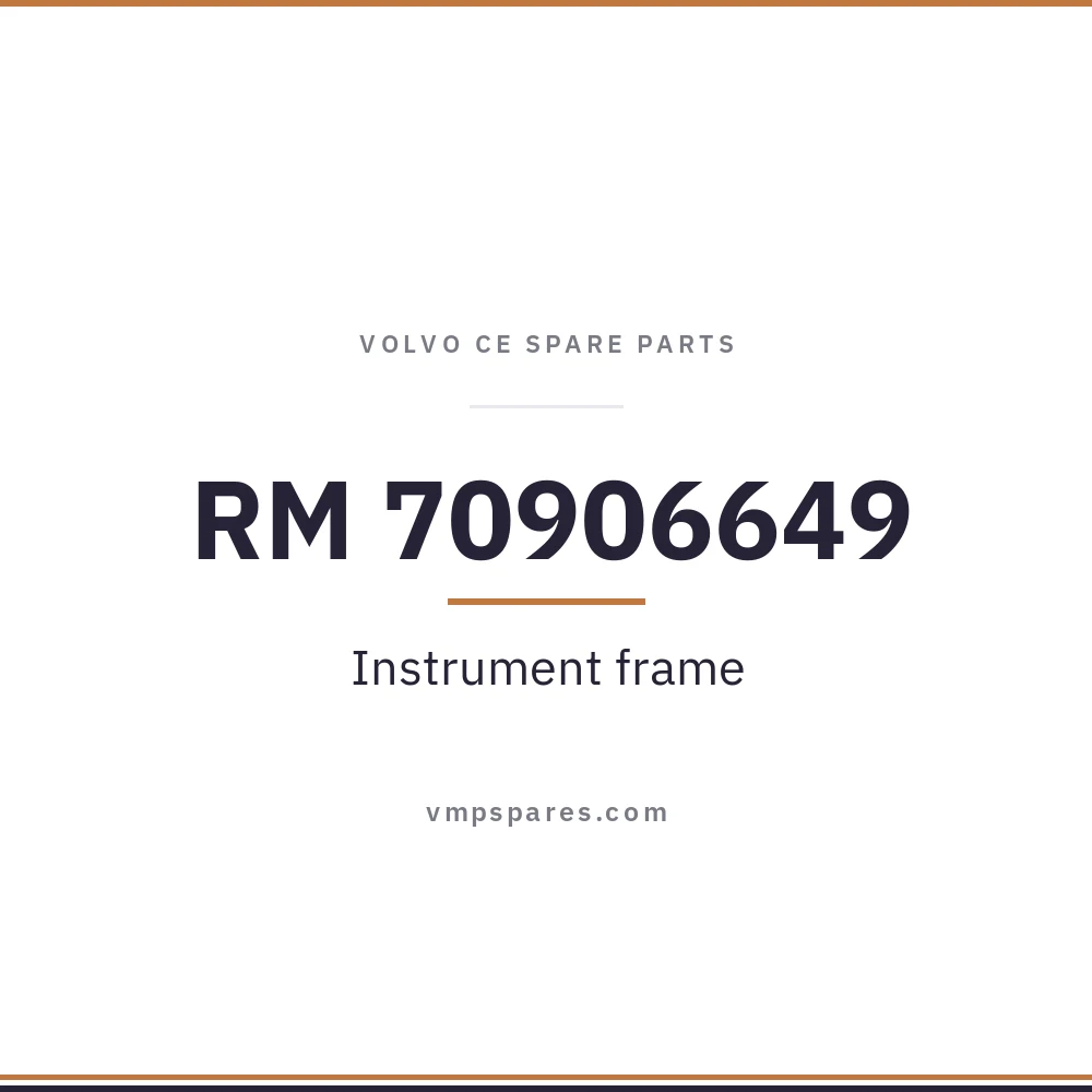 RM 70906649 – Instrument frame