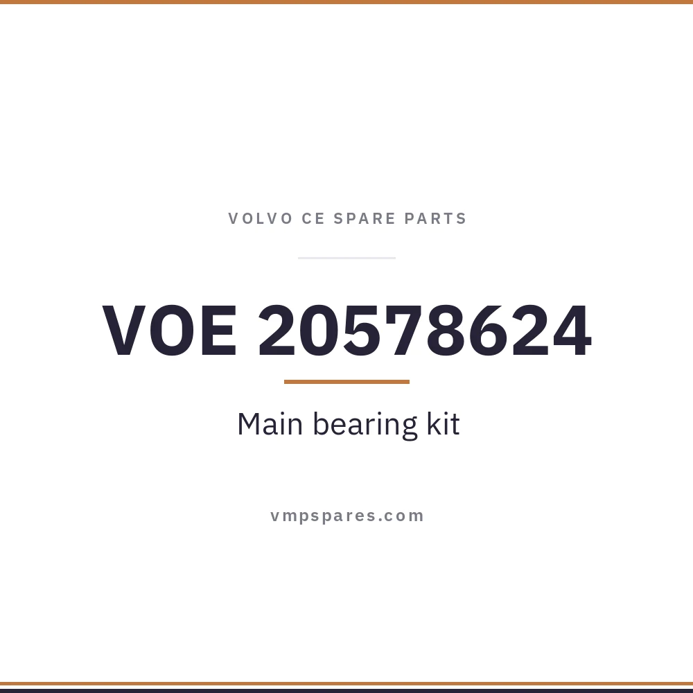 VOE 20578624 – Main bearing kit