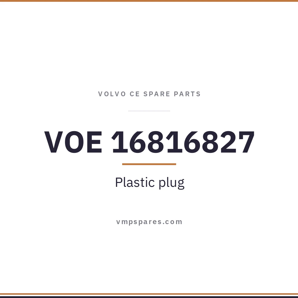 VOE 16816827 – Plastic plug