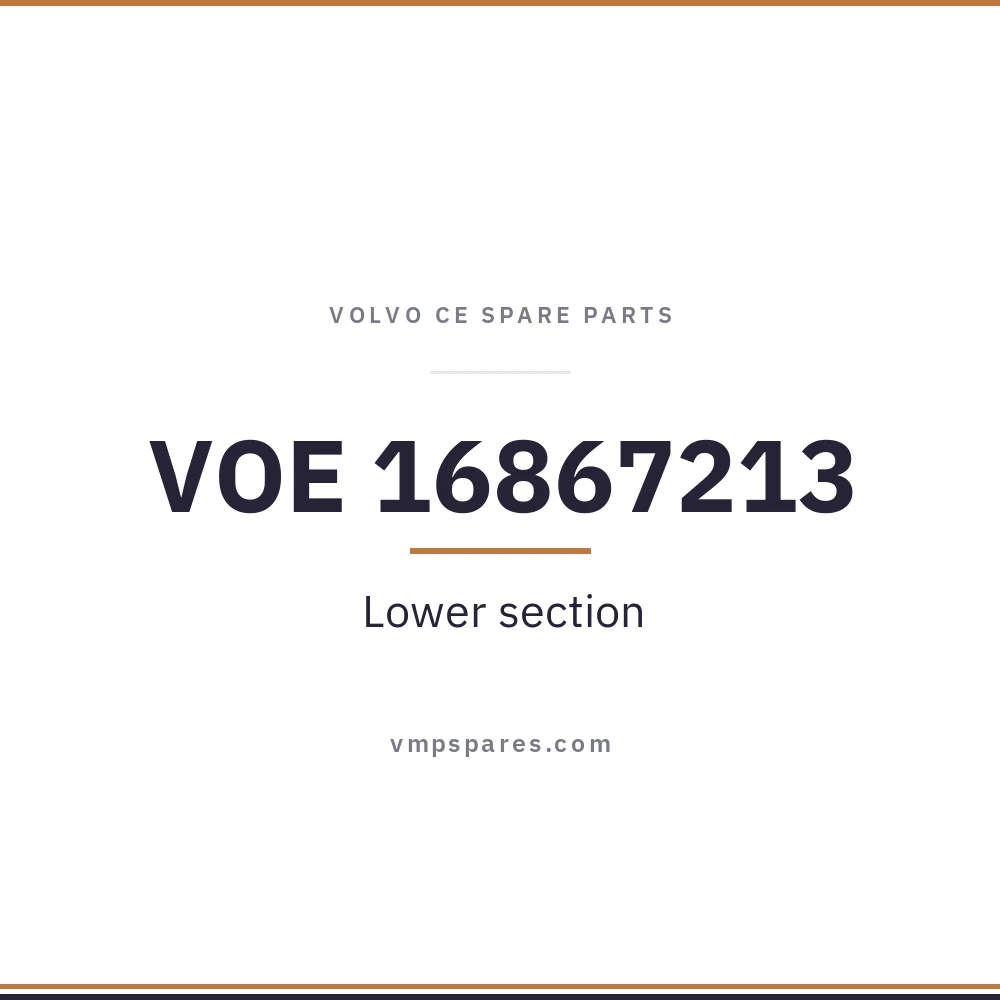 VOE 16867213 – Lower section