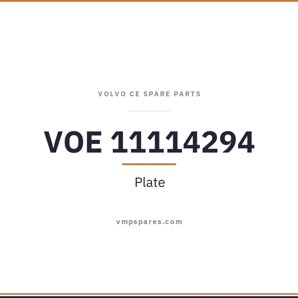 VOE 11114294 – Plate
