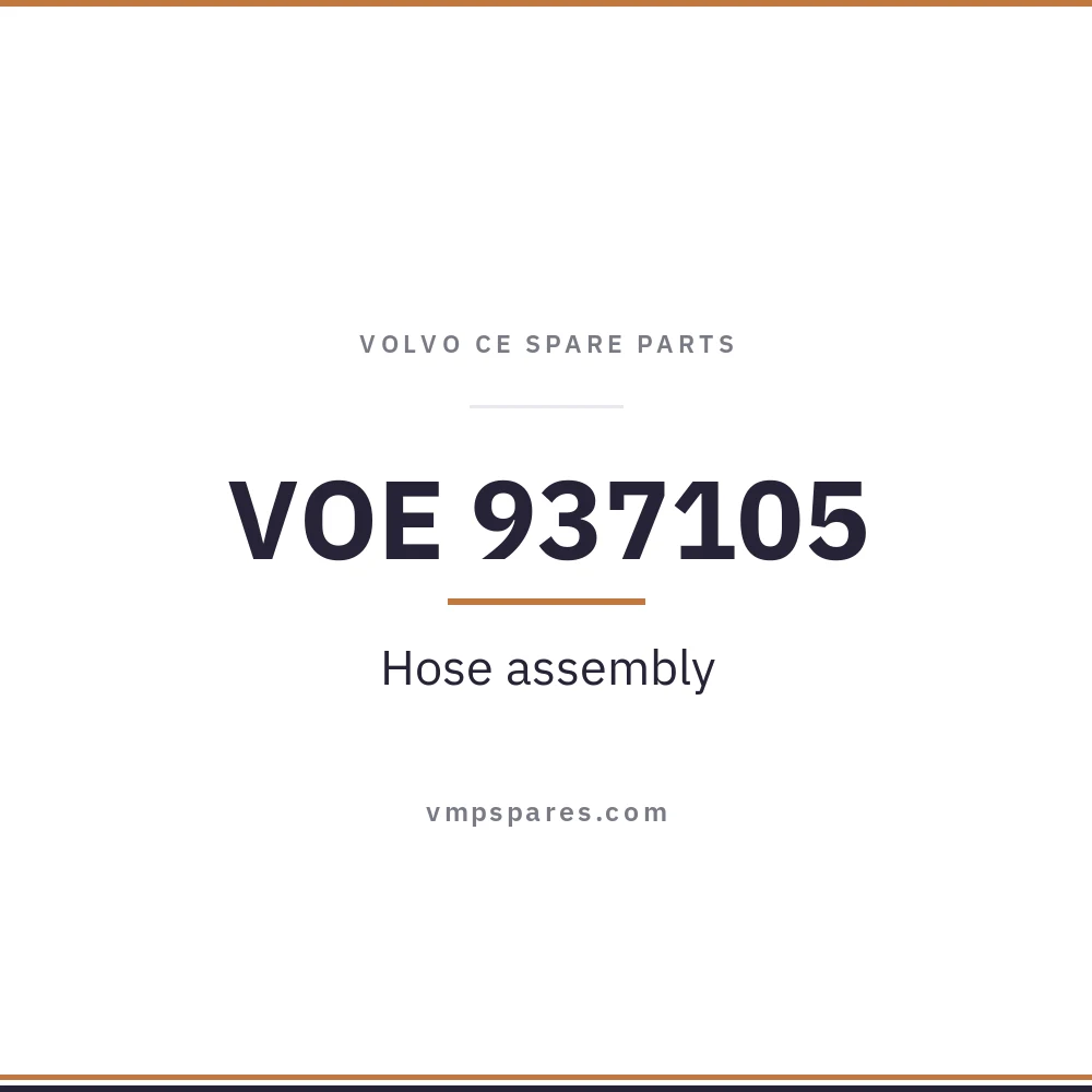 VOE 937105 – Hose assembly