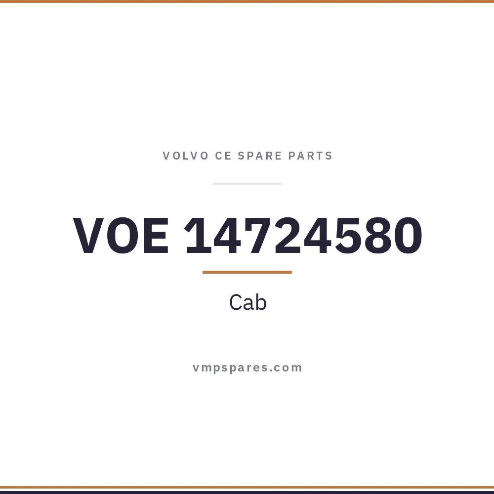 VOE 14724580 – Cab