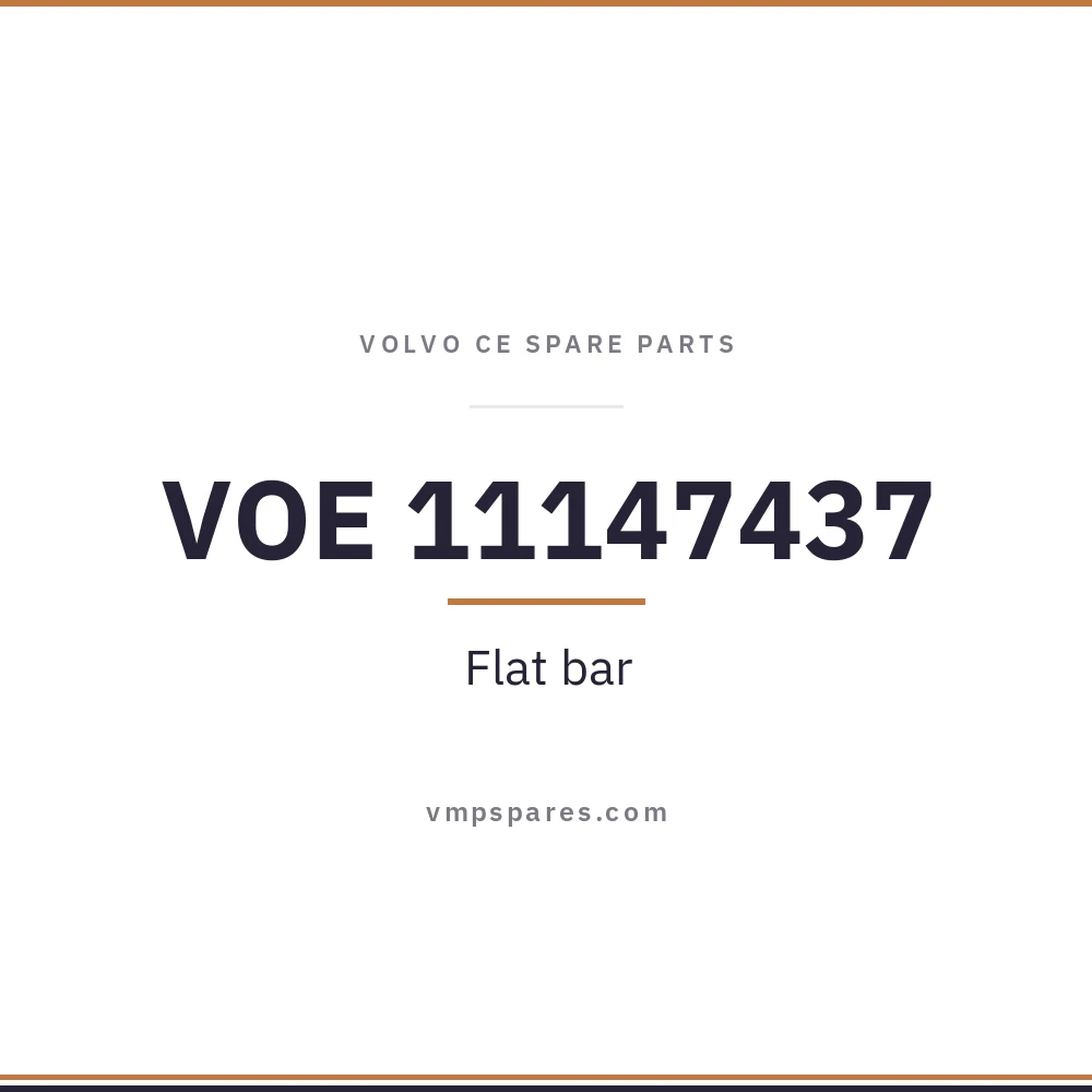 VOE 11147437 – Flat bar