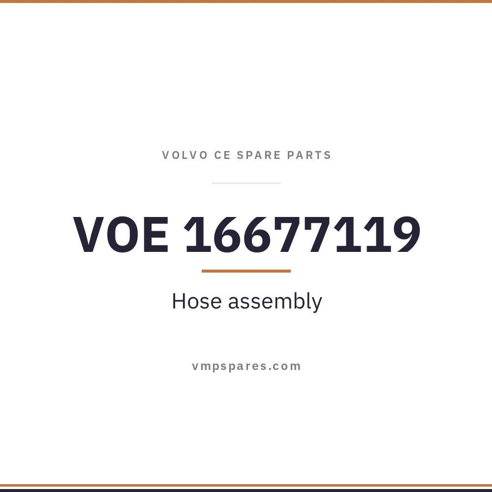 VOE 16677119 – Hose assembly