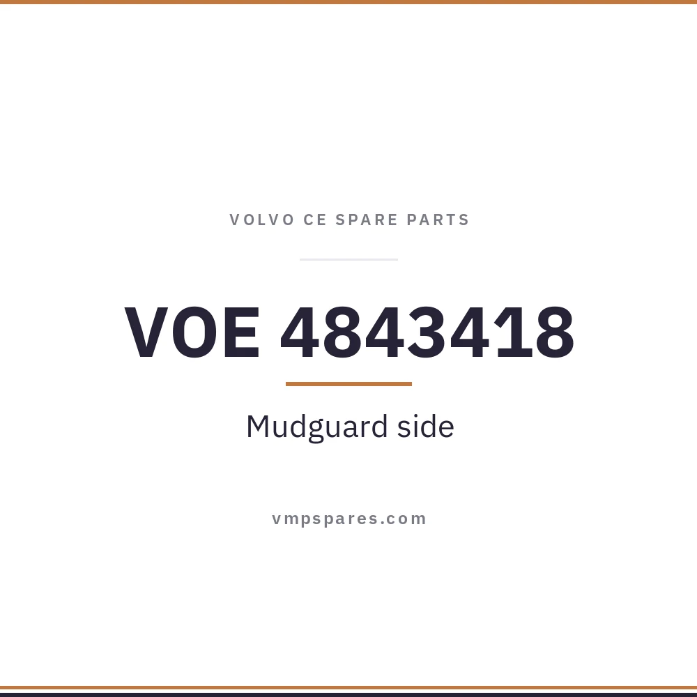 VOE 4843418 – Mudguard side