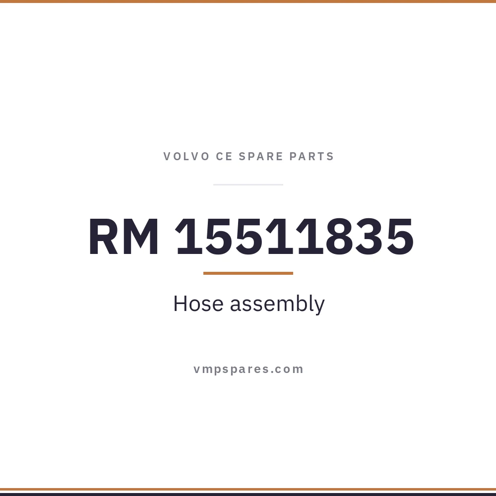 RM 15511835 – Hose assembly