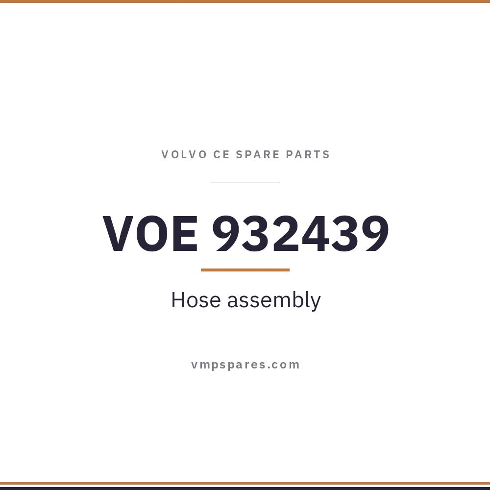 VOE 932439 – Hose assembly