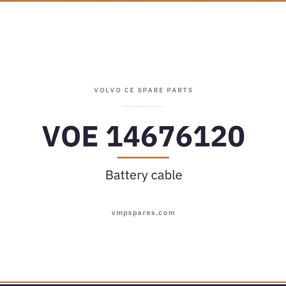 VOE 14676120 – Battery cable