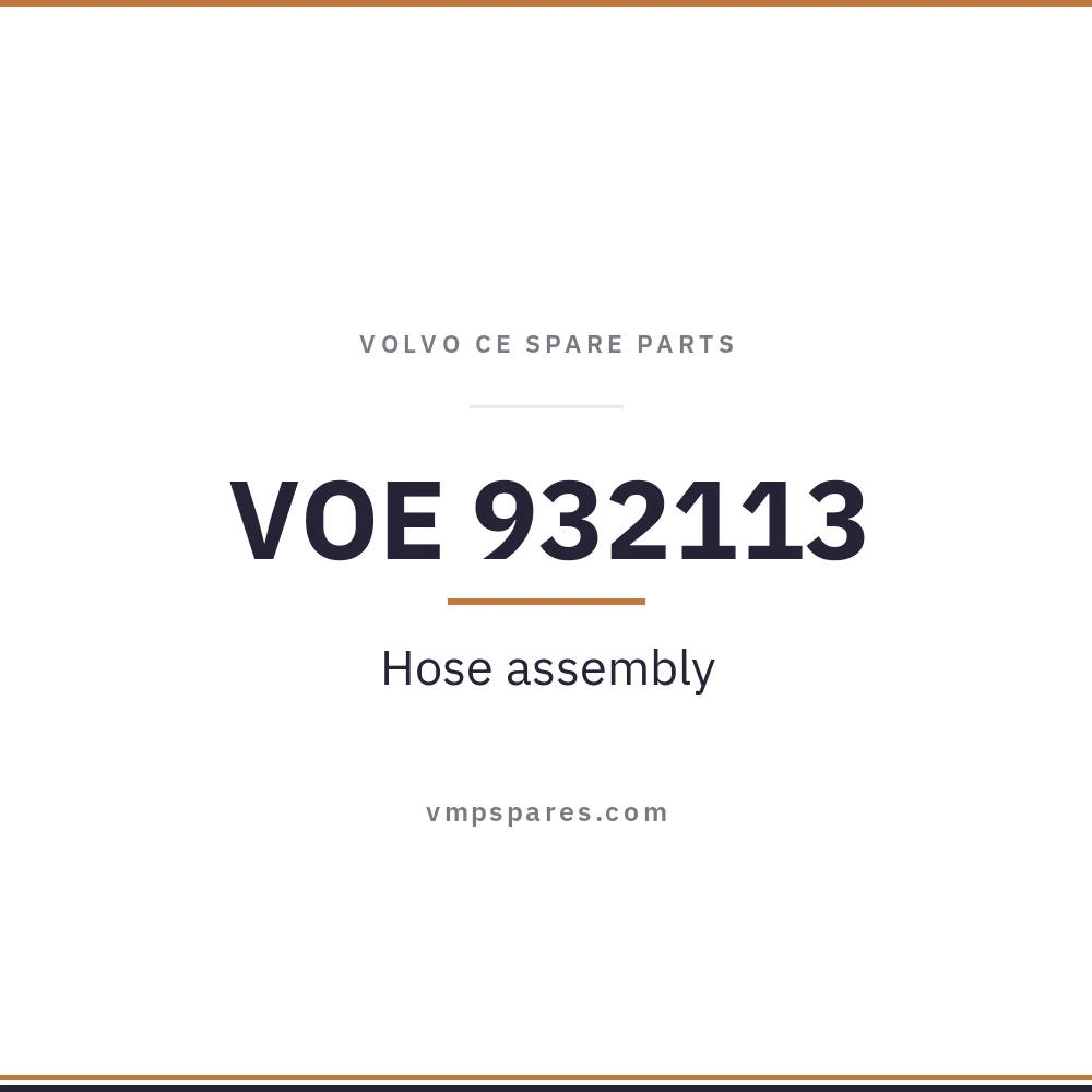 VOE 932113 – Hose assembly