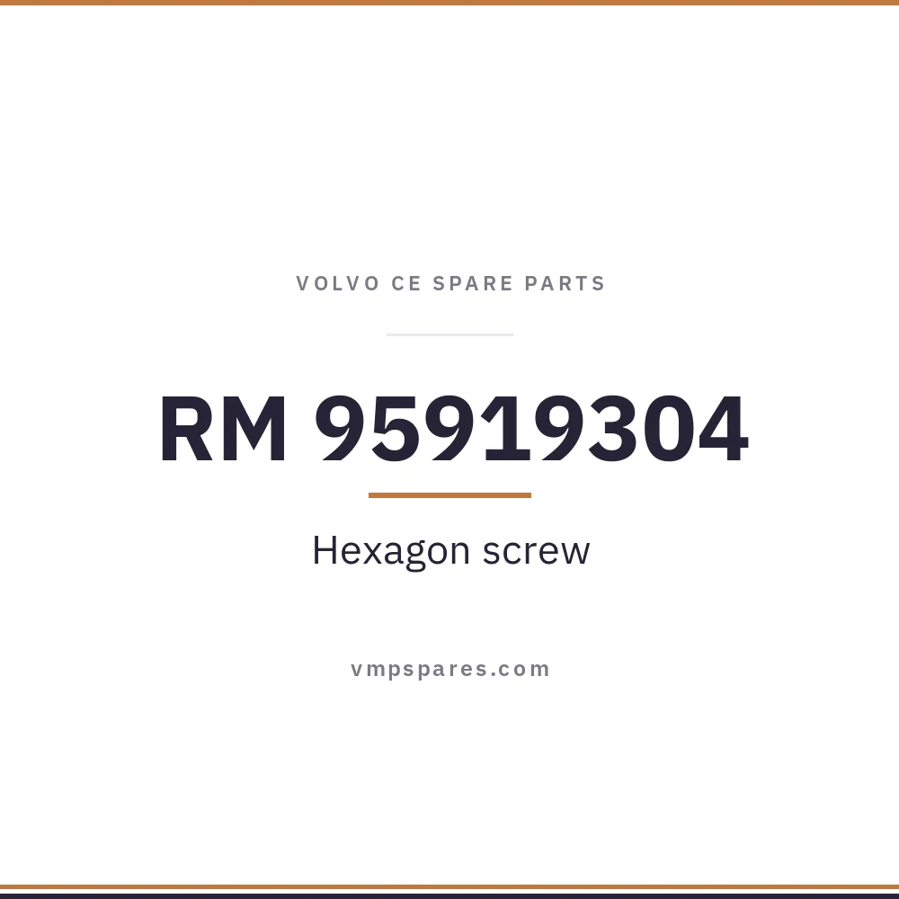 RM 95919304 – Hexagon screw
