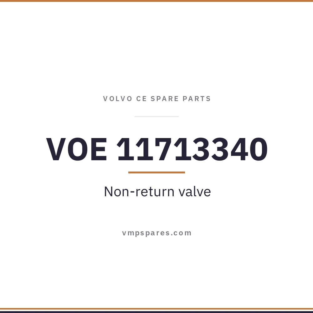 VOE 11713340 – Non-return valve