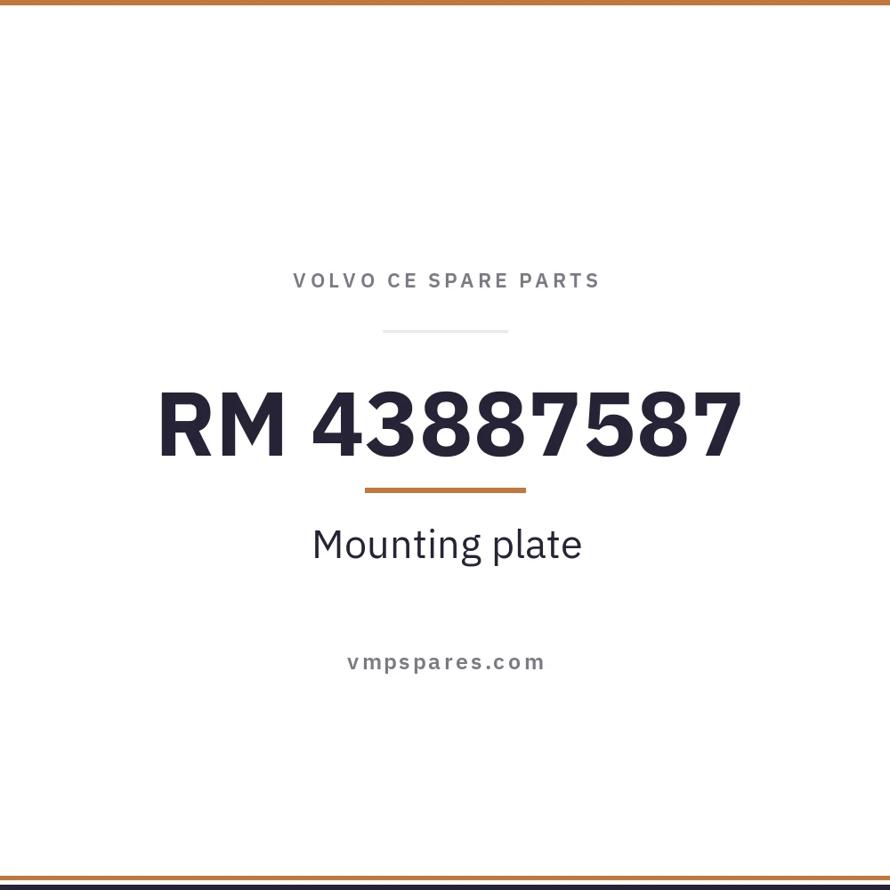 RM 43887587 – Mounting plate