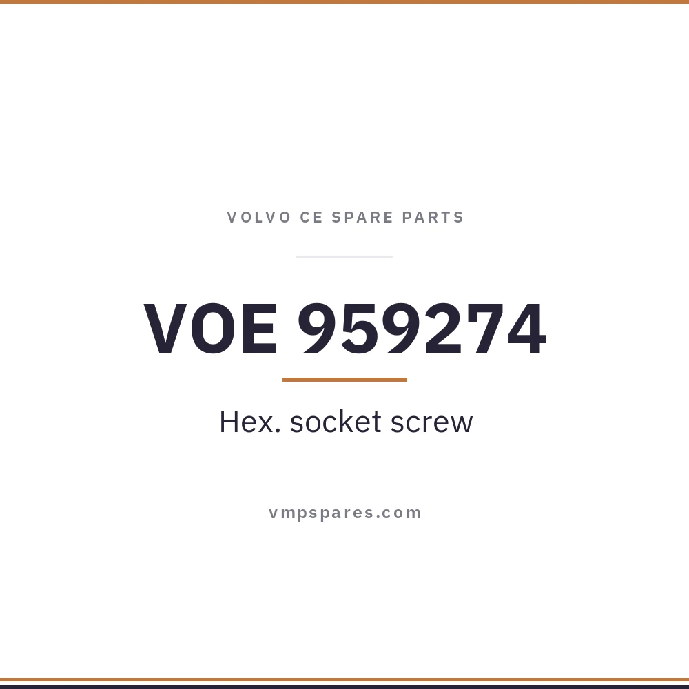 VOE 959274 – Hex. socket screw