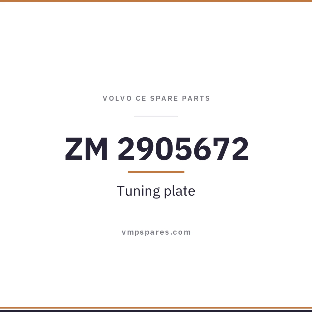ZM 2905672 – Tuning plate